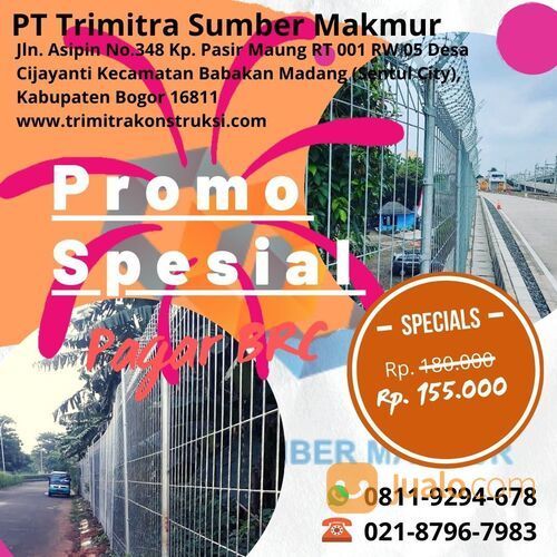Pagar Galvanis BRC Anti Karat Promo Spesial
