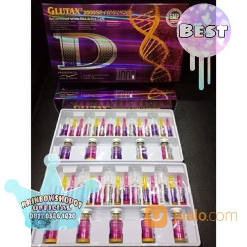 Glutax 2000gs Advanced Box 2000 Gs Advance Whitening Original 20000 Gs