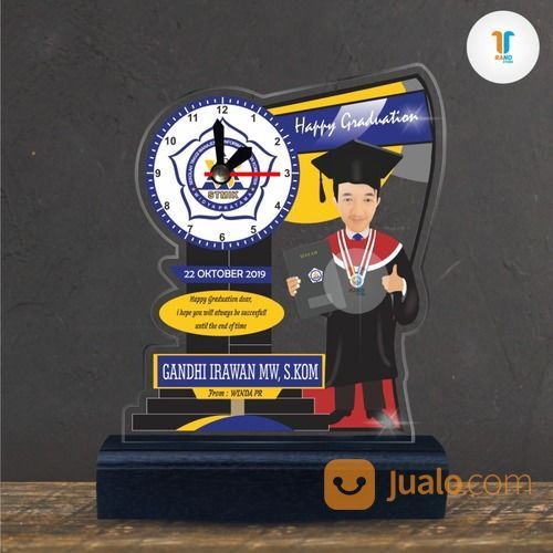 Plakat Wisuda Plus Jam