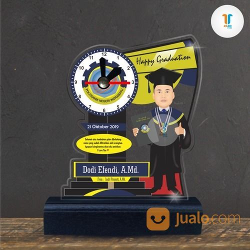 Plakat Wisuda Plus Jam