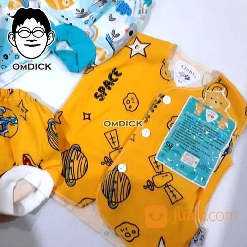 Baju Bayi Libby L Setelan Kutung Tanpa Lengan Atasan Dan Bawahan 0-3 Bulan.