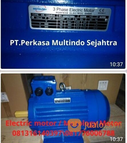 Electric Motors / Motology Motor,3 Phase. 7,5 HP, 5,5 KW