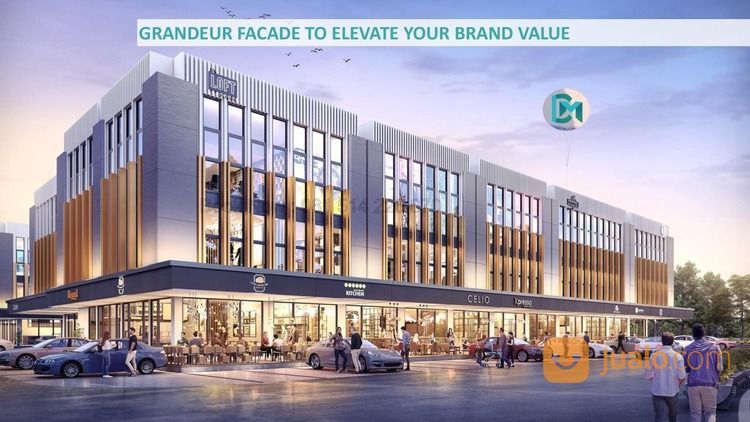 Downtown Madison Kota Wisata Rukan Konsep Alfresco