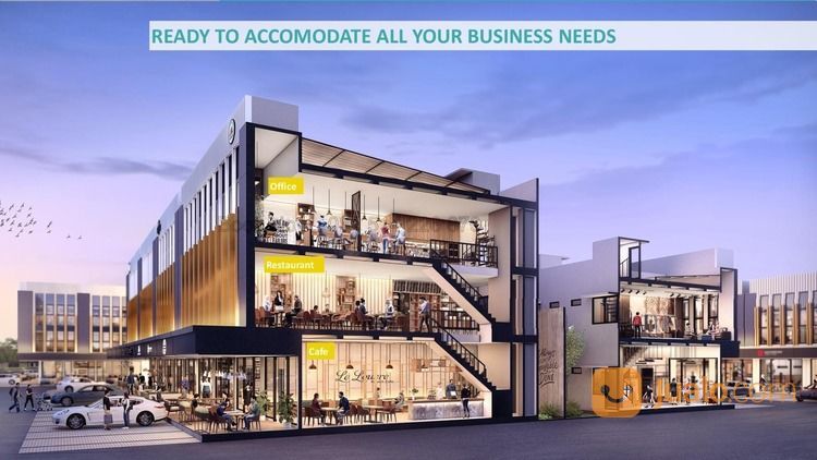 Downtown Madison Kota Wisata Rukan Konsep Alfresco