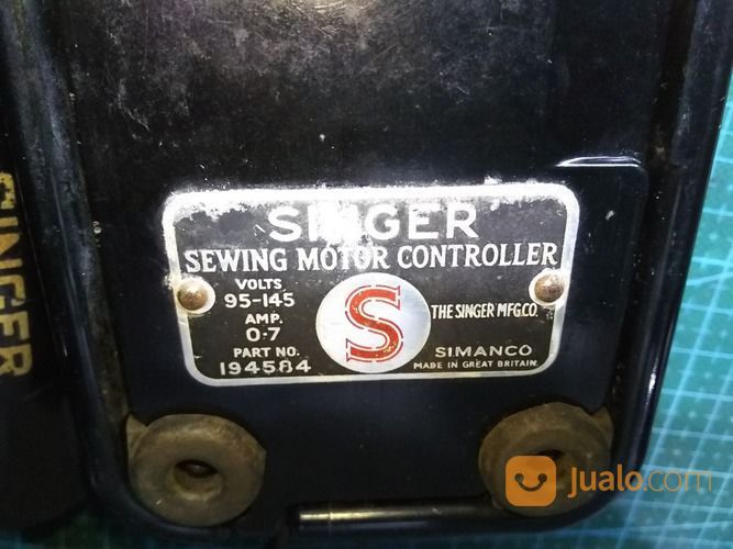 Dinamo Mesin Jahit Singer Motor Type 222K 99K 66 127 128 Klasik Kuno Antik Rare Item