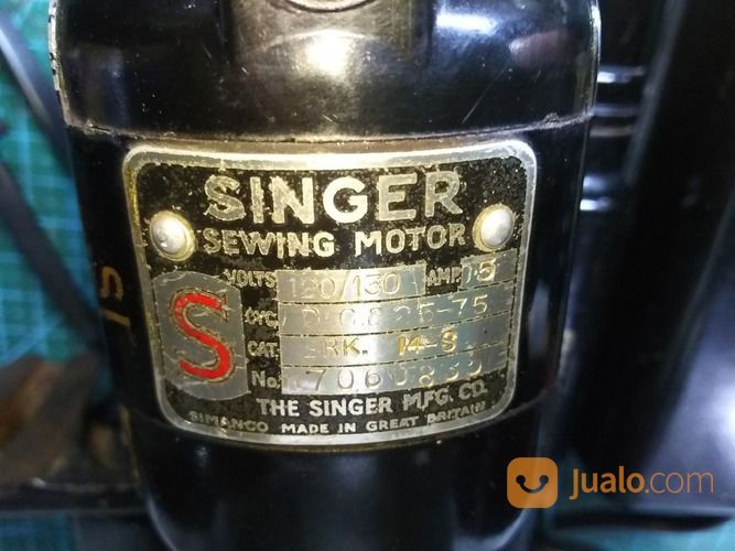 Dinamo Mesin Jahit Singer Motor Type 222K 99K 66 127 128 Klasik Kuno Antik Rare Item