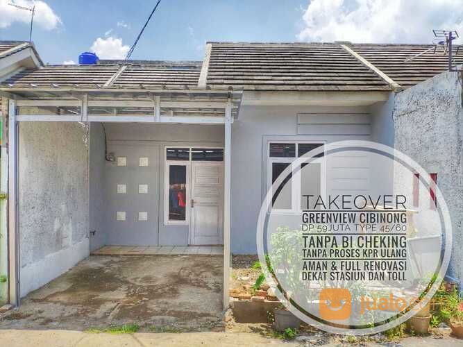 RUMAH TAKEOVER DI GREENVIEW DEKAT PEMDA CIBINONG , ONE GATE SYSTEM