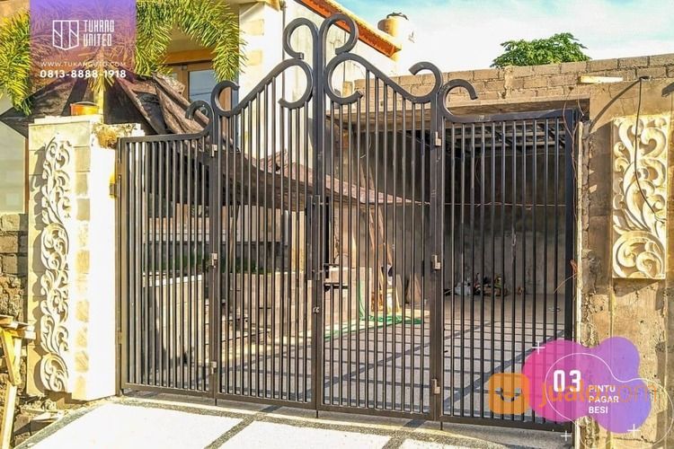 Pintu Pagar Besi Minimalis Bali