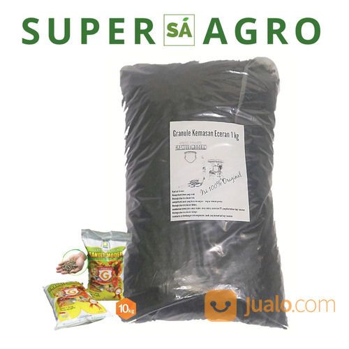 Pupuk Granul Organik 1kg - Pupuk Kelapa Sawit Dan Karet - Pupuk Organik Super Granule Modern Nasa