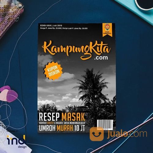 Jasa Desain Cover Majalah Dan Buku
