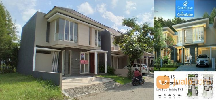 Rumah Baru Citraland Green Lake Surabaya Barat