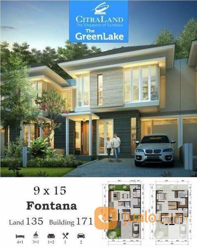 Rumah Baru Citraland Green Lake Surabaya Barat