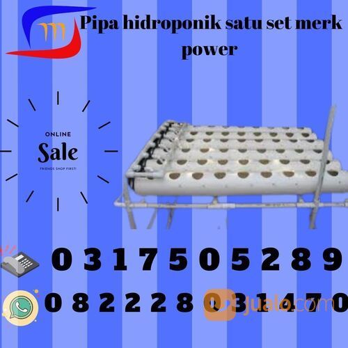 Pipa Hidroponik Satu Set Merk Power