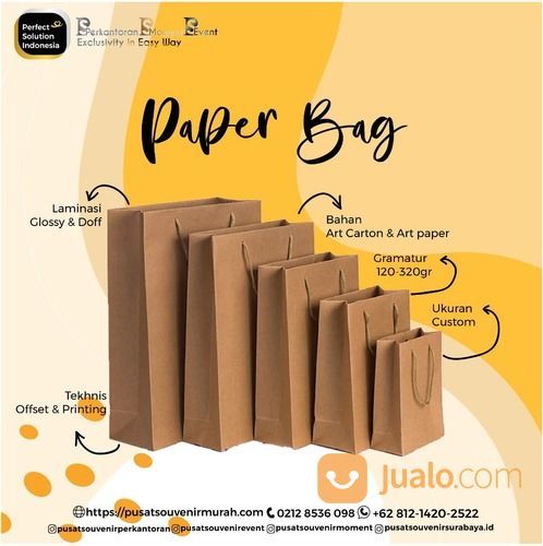 Percetakan Paper Bag,Paper Shopping Bag,Tote Bag,Tas Ramah Lingkungan