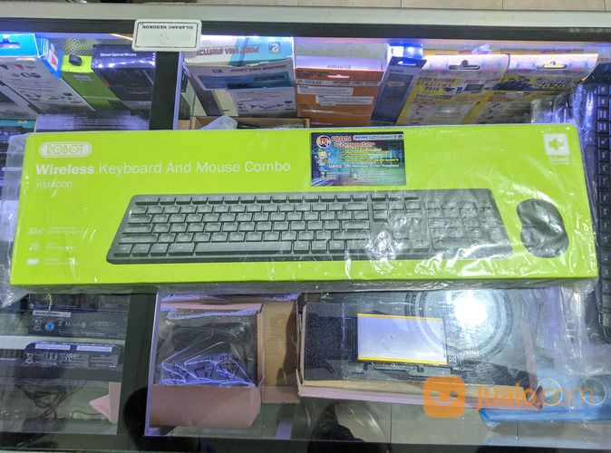 Keyboard Mouse Wireless ROBOT KM4000, Keyboard Wireless ROBOT