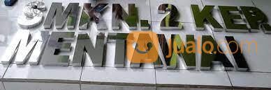 HURUF TIMBUL STAINLESS