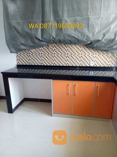 Meja Granit Hitam Polos Buat Top Kicten