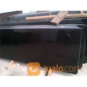 Meja Granit Hitam Polos Buat Top Kicten