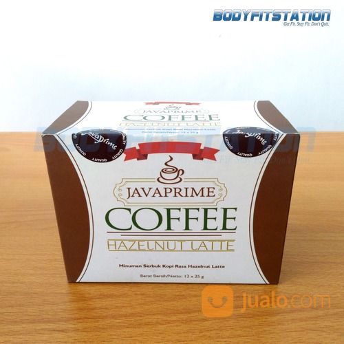 Java Prime Coffee 300 Grams 12 Sachets Hazelnut Latte / Javaprime Kop
