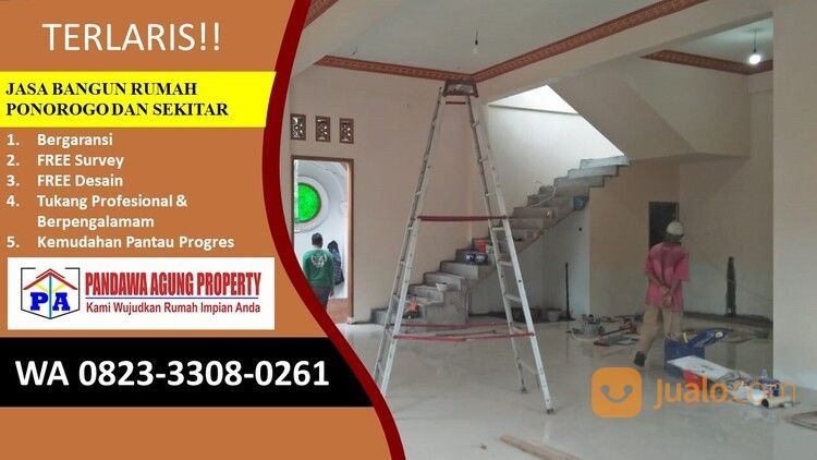 BERGARANSI | 0823-3308-0261 | Jasa Bangun Rumah Terdekat Di Ponorogo, PANDAWA AGUNG PROPERTY