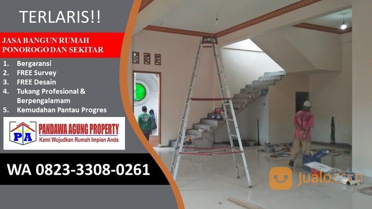 BERGARANSI | 0823-3308-0261 | Jasa Bangun Rumah Terdekat Di Ponorogo, PANDAWA AGUNG PROPERTY