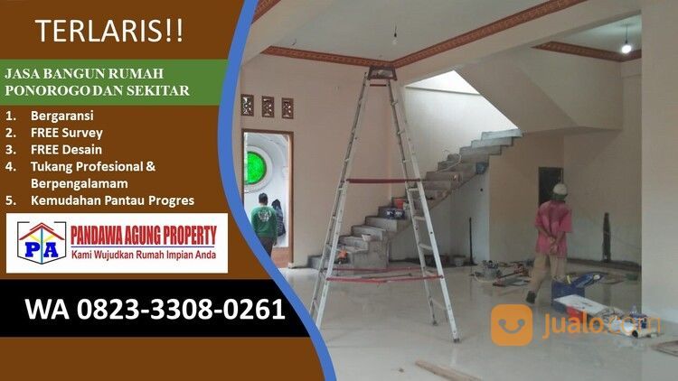 BERGARANSI | 0823-3308-0261 | Jasa Bangun Rumah Terdekat Di Ponorogo, PANDAWA AGUNG PROPERTY