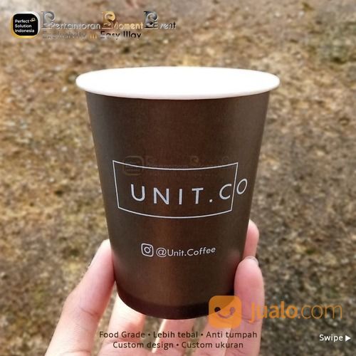 Sablon Gelas Plastik - Gelas Paper, Bisa Custom Design Dan Ukuran