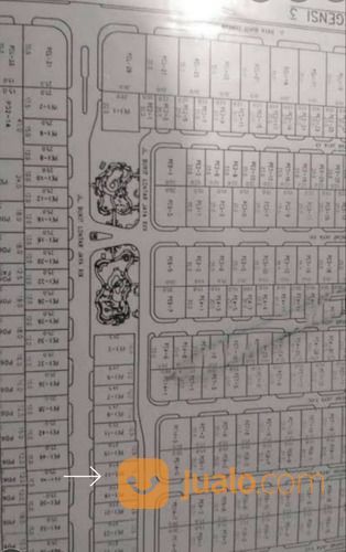 LUAS Row Utama Cluster Tanah Kavling Pakuwon Indah VBR 3 Surabaya - ADA Pondasi - Siap BANGUN