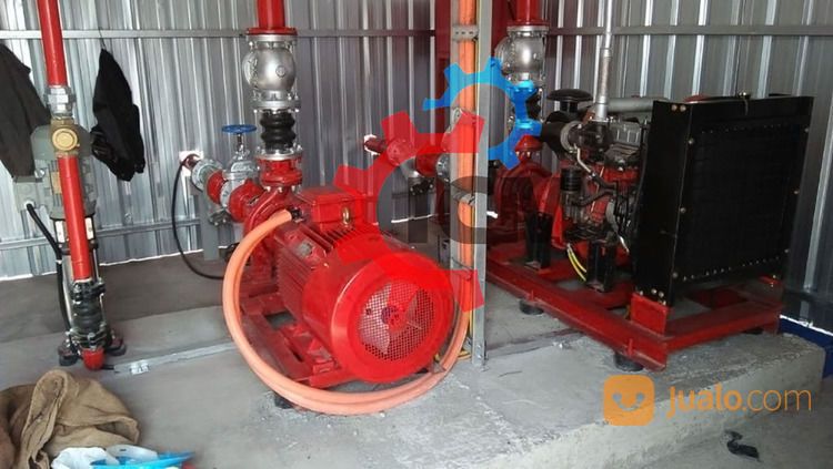 Electric Fire Pump 500 GPM 45KW H:85-100M
