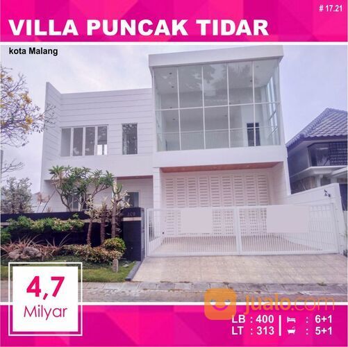 Rumah 2 Lantai + Kolam Renang Luas 313 Di Villa Puncak Tidar Malang _ 17.21