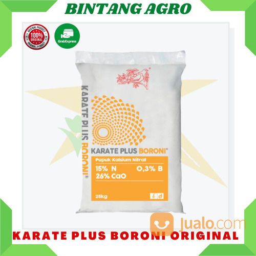 Pupuk Kalsium Nitrat Plus Boron Kemasan 100GR - Pupuk KARATE PLUS BORONI