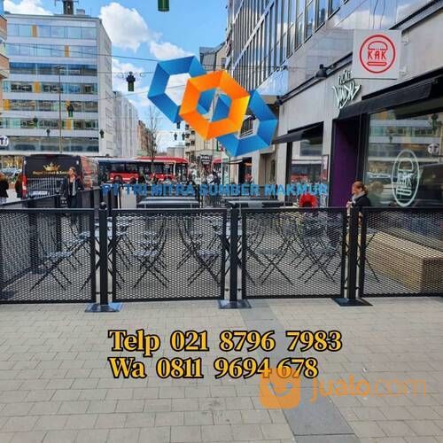 EXPANDED METAL INTERIOR COCOK UNTUK CAFE PAGAR