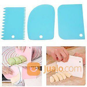 Alat Potong Adonan Kue Dan Roti 1 Set 3 Pcs Pemotong 3 In 1 Cake Scrapper
