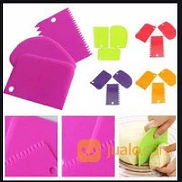 Alat Potong Adonan Kue Dan Roti 1 Set 3 Pcs Pemotong 3 In 1 Cake Scrapper