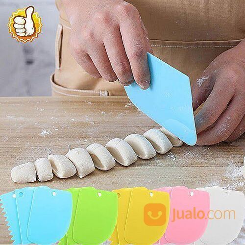 Alat Potong Adonan Kue Dan Roti 1 Set 3 Pcs Pemotong 3 In 1 Cake Scrapper