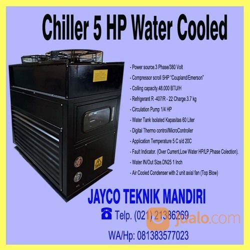 Chiller 5 HP Water Cooled