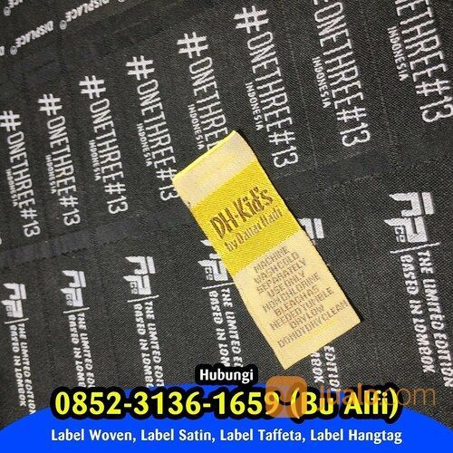 TANGAN PERTAMA 085231361659 Cetak Label Baju Cibinong Bogor
