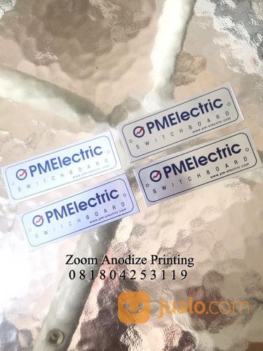 Pembuatan Label Mesin, Label Forklift,Label Genset, Menggunakan Aluminium, Stainless Jabodetabek