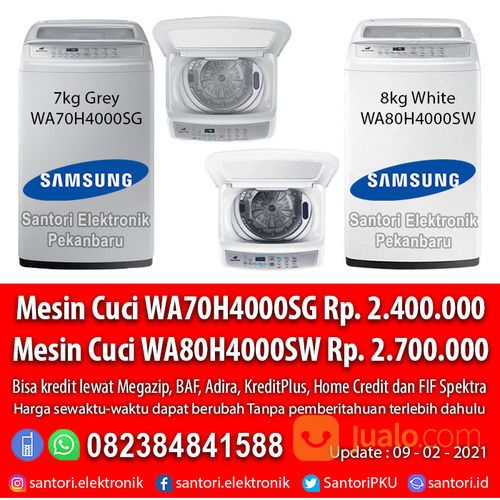 Mesin Cuci Otomatis Top Loading Samsung 7kg 8kg Garansi Resmi Motor 5 Tahun