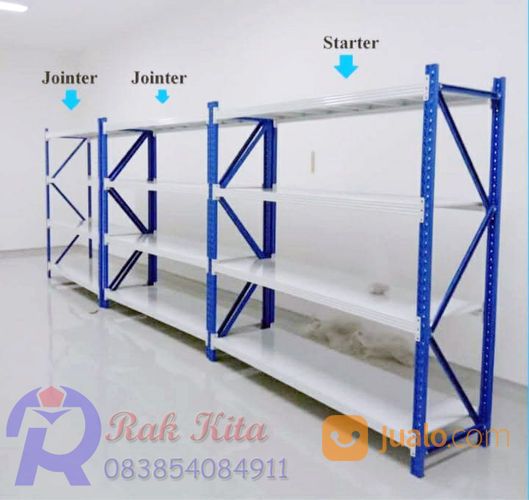 RAK GUDANG BESI BAJA TINGGI 2 METER