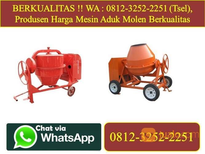 BERKUALITAS !! WA : 0812-3252-2251 (Tsel), Mesin Molen Beton Terbaik,
