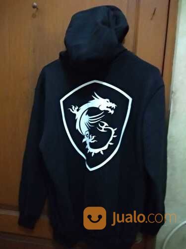 Jaket Pria MSI X Nvidia Hitam Original