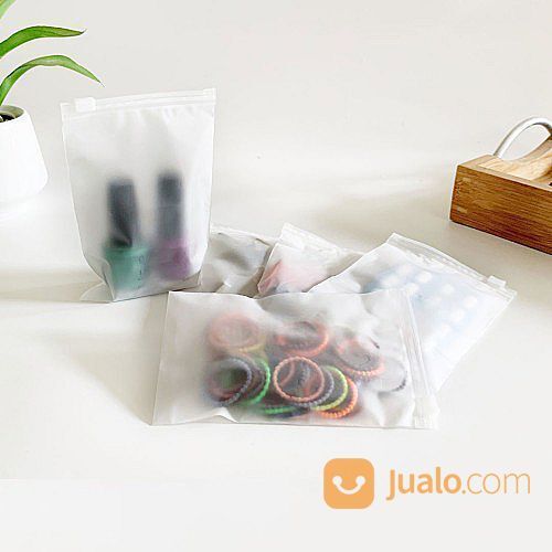 Zipper Storage Bag 10 X 15 Cm Plastik Super Mini Wadah Aneka Barang