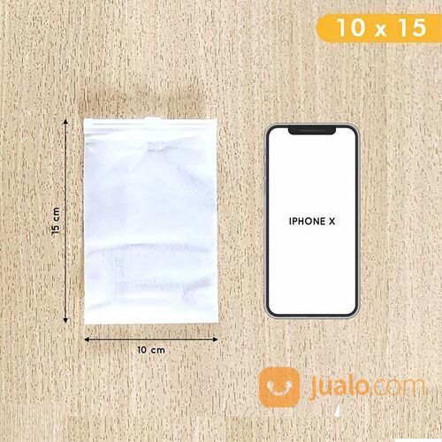 Zipper Storage Bag 10 X 15 Cm Plastik Super Mini Wadah Aneka Barang