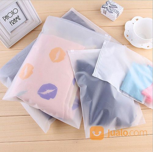 Zipper Storage Bag 10 X 15 Cm Plastik Super Mini Wadah Aneka Barang