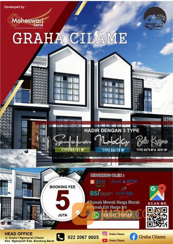 Cluster Exclusive Di Dalam Komplek Graha Bukit Raya 1 Dekat Tol Padalarang