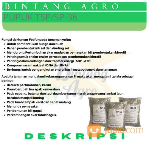 Pupuk Sp-36 /Super Pupuk TSP - Phospat 36% - Berat 1kg