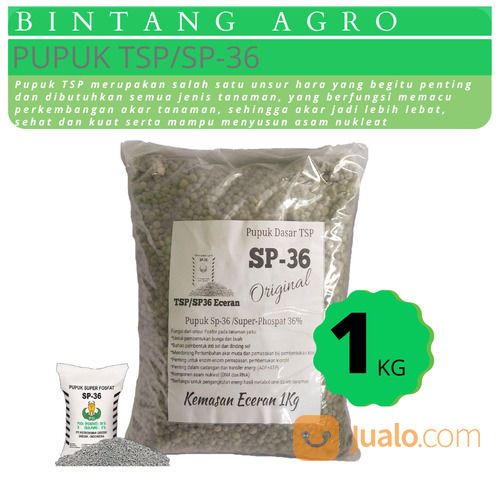 Pupuk Sp-36 /Super Pupuk TSP - Phospat 36% - Berat 1kg