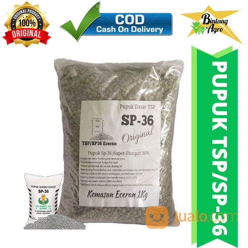 Pupuk Sp-36 /Super Pupuk TSP - Phospat 36% - Berat 1kg
