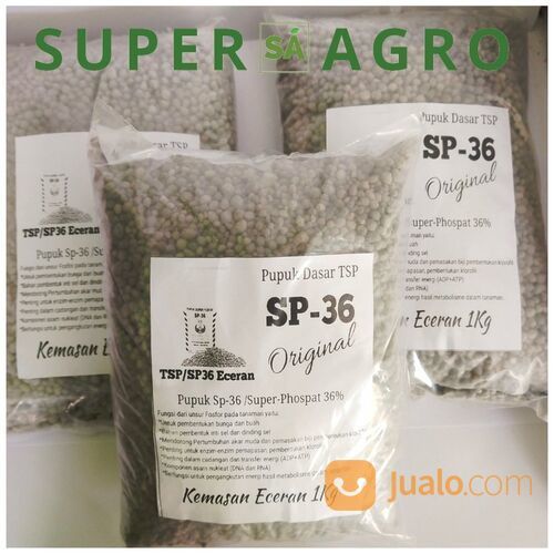 Pupuk TSP/SP36 Kemasan Ecer 1kg Pupuk Murah Super Phospat 36% Petrokimia